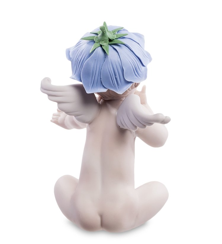 Статуэтка из бисквитного фарфора игривый Амурчик Pavone JP-13/ 6, фотография со спины