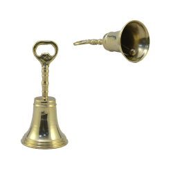 Колокольчик открывалка золотой