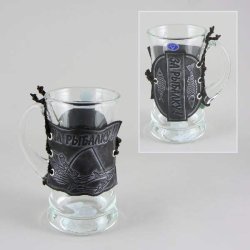 Кружка для пива подарочная - Рыбалка дело наживное