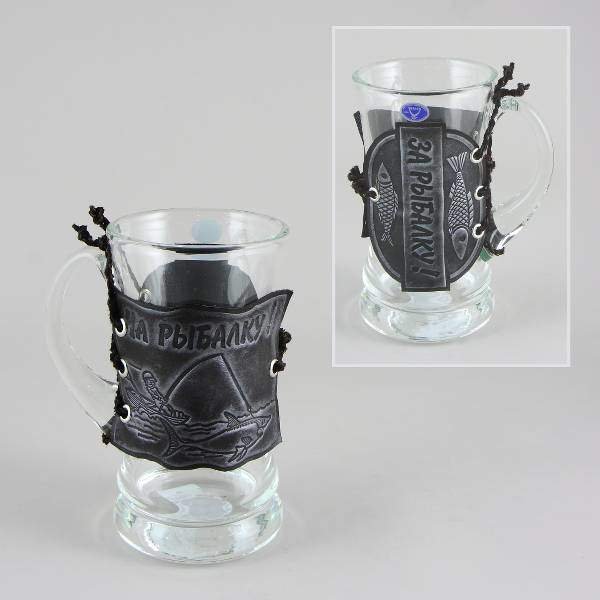 Кружка для пива подарочная - Рыбалка дело наживное Студия Маро ПКВ-34