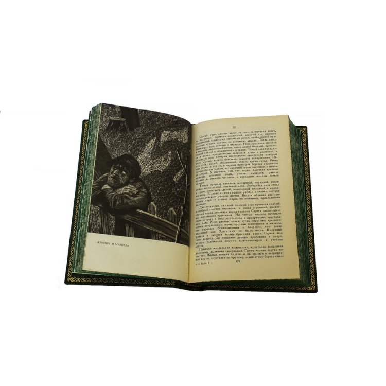 Книги в кожаном переплете Александр Грин - Собрание сочинений в 6 томах BG1374S, фотография разворота книги