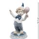 Статуэтка из фарфора Маленький клоун с воздушным шариком Pavone JP-19/13