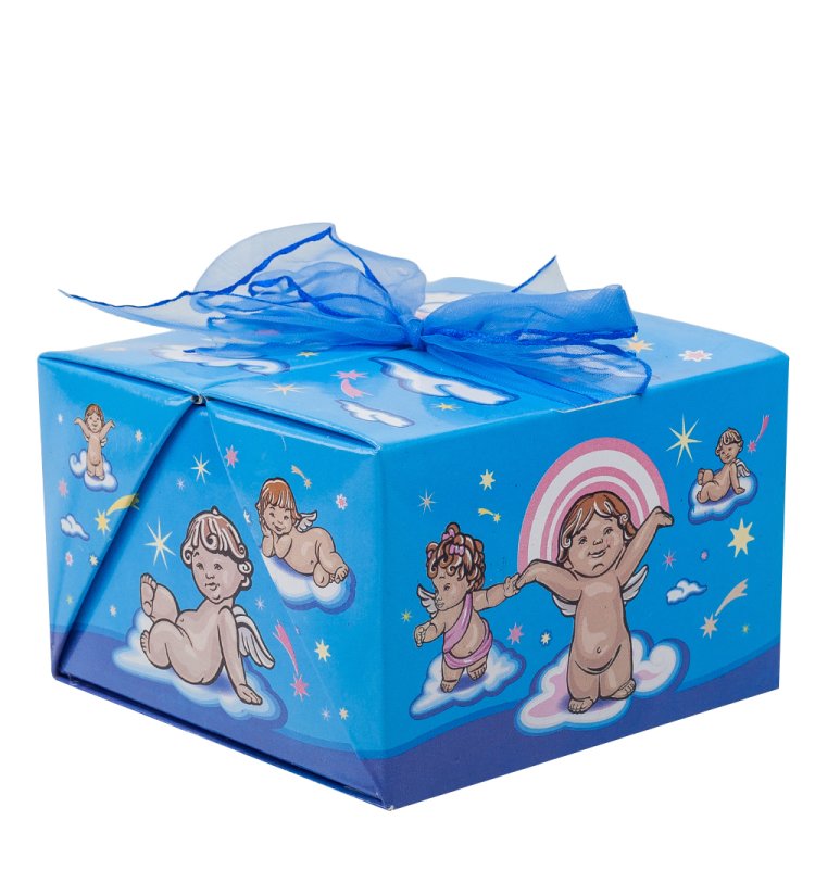 Статуэтка из фарфора Ангелочек Сентябрь Pavone JP-01/ 9, фотография коробочки