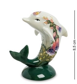 Статуэтка из фарфора Зеленый Дельфин