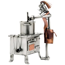 Фигурка из металла - Повариха