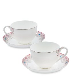 Чайный набор на 2 персоны из фарфора Каприз Примадонны