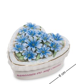 Шкатулка из керамики Глубокие чувства