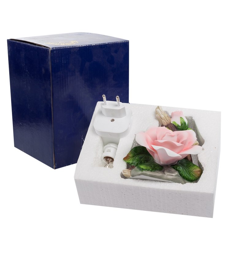 Светильник из фарфора Роза Pavone CMS-16/ 3, фотография в упаковке