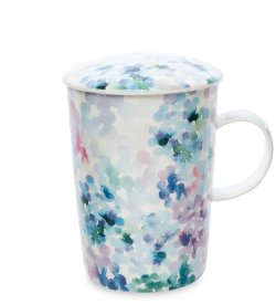 Кружка из фарфора Зимние Лепестки
