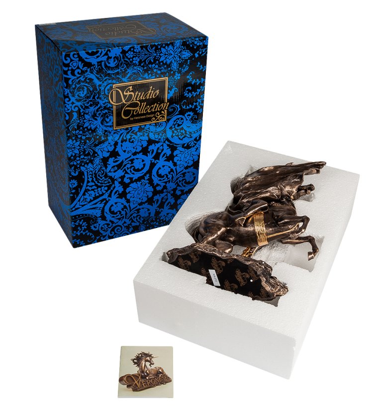 Статуэтка Медный Наполеон на коне Veronese WS-27/ 2, упаковочный вид