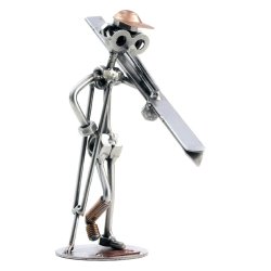 Лыжник неудачник - Фигурка из металла