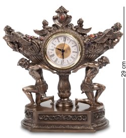 Часы Чаша урожая на плечах атлантов