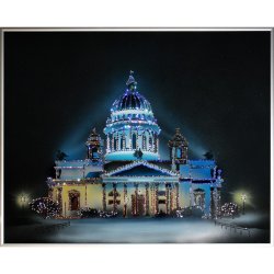 Картина Исаакиевский собор c кристаллами Swarovski