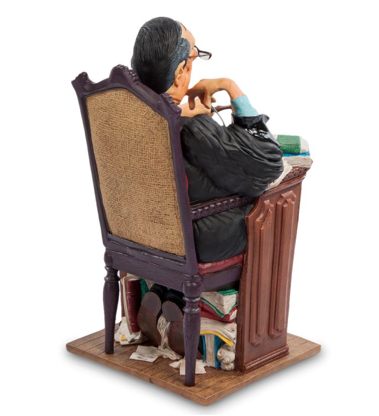 Статуэтка Серьезный Судья - The Judge Forchino FO-85529, оборотная сторона