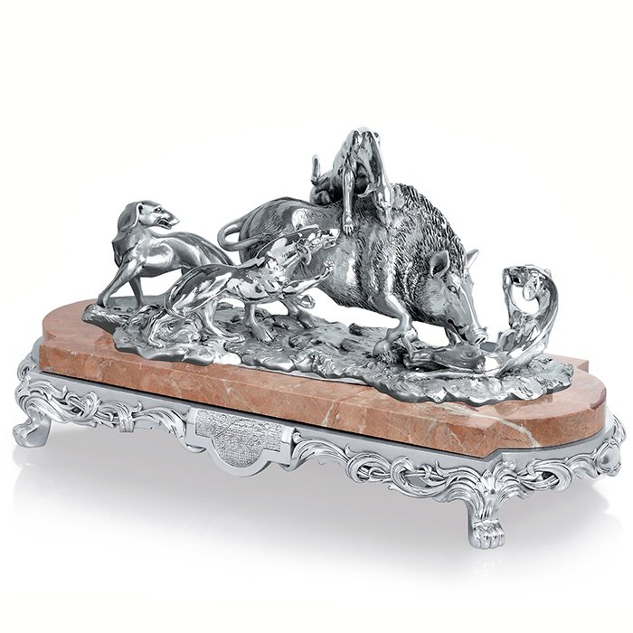 Статуэтка Охота на кабана