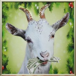 Картина Жизнь прекрасна c кристаллами Swarovski