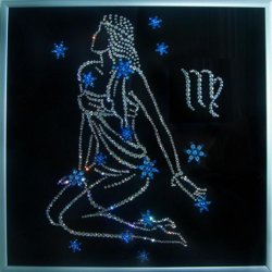 Картина Звездная дева c кристаллами Swarovski