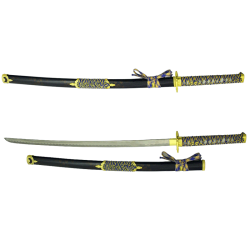 Золотисто-синяя Катана - Самурайский меч