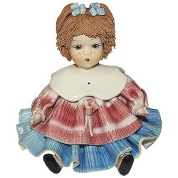 Фарфоровая статуэтка Кукла - девочка