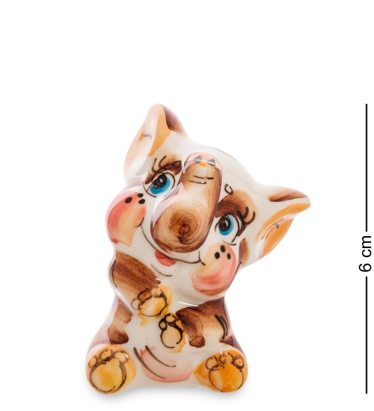 Фигурка Слоненок Цветная гжель ГЛ-583