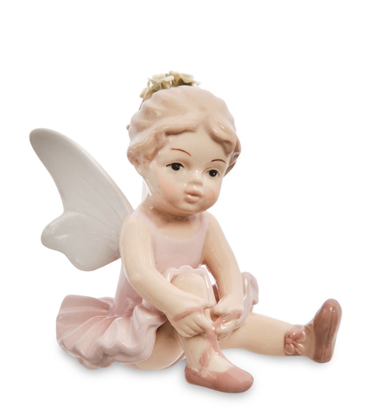 Статуэтка из фарфора Малышка Балерина Ангелочек Pavone CMS-19/13