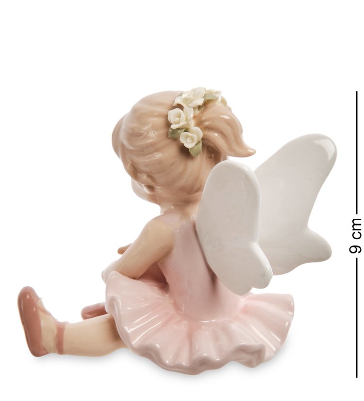 Статуэтка из фарфора Малышка Балерина Ангелочек Pavone CMS-19/13, оборотная сторона