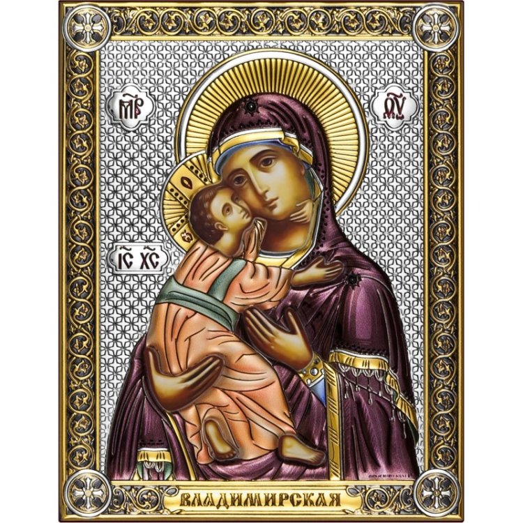 Владимирская Икона Божией Матери, Размер: 14х18 см Beltrami 6423/CP