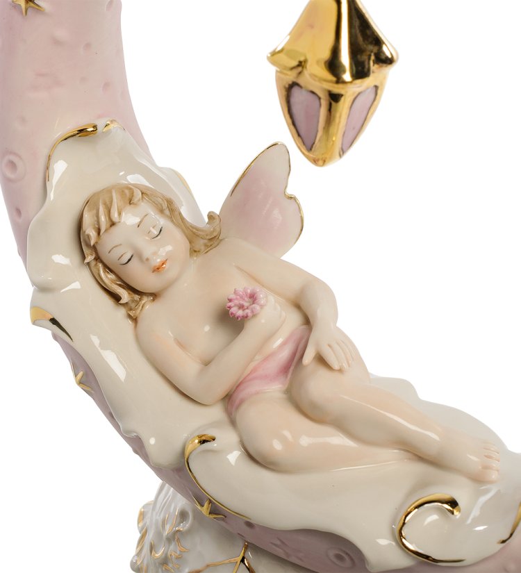 Статуэтка спящая Девочка на луне Sabadin Vittorio SV- 109, фотография крупным планом