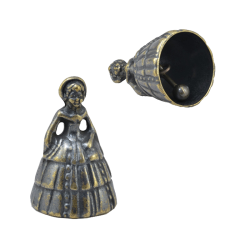 Настольный Колокольчик Жозефина под бронзу