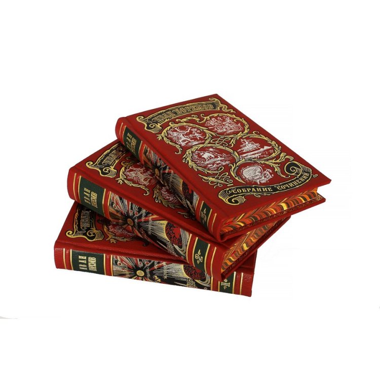 Книги в кожаном переплете Иван Ефремов - Собрание сочинений в 7 книгах BG1376S, фотография сбоку книг