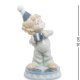 Статуэтка из фарфора Маленький клоун с гармошкой Pavone JP-19/11