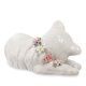 Статуэтка из фарфора Белый котенок спит Pavone CMS-15/11, фотография со спины