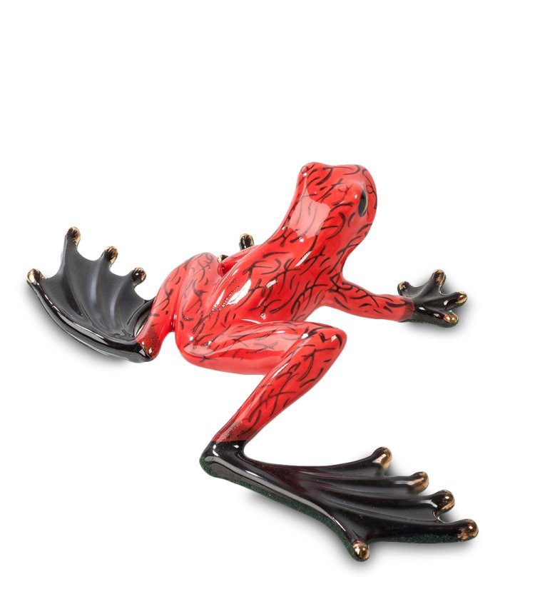 Фигурка из фарфора Огненная Лягушка Pavone JP-08/14, вид сзади