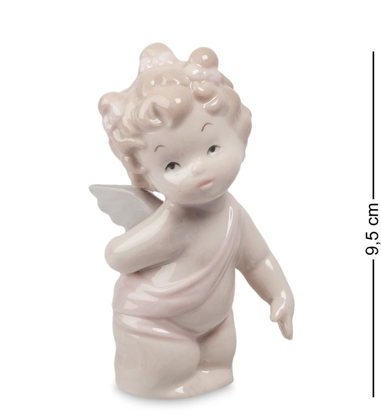 Фигурка из фарфора Амурчик с рукой за спиной Pavone JP-09/ 3