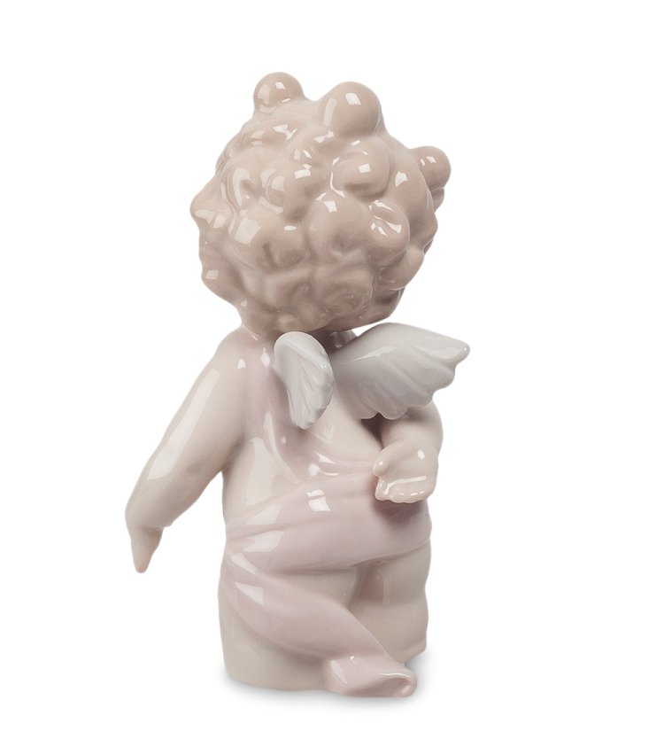 Фигурка из фарфора Амурчик с рукой за спиной Pavone JP-09/ 3, фотография со спины