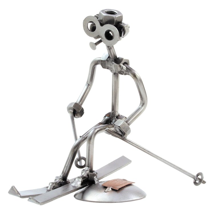Фигурка из металла Лыжник-слалом 091 Hinz & Kunst