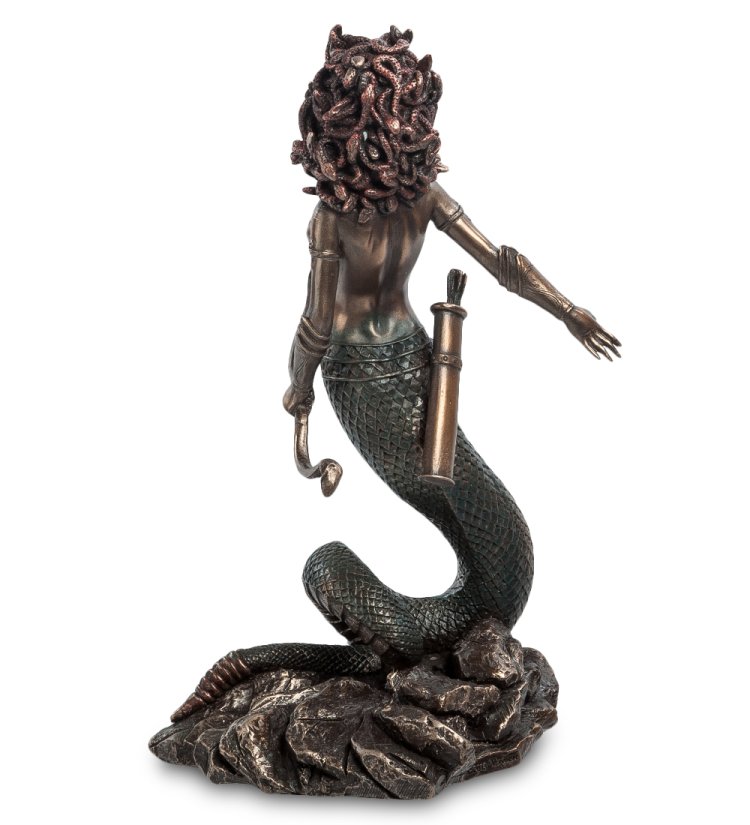 Статуэтка Горгона Медуза Veronese WS-479/ 1, оборотная сторона