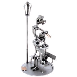 Любовь на скамейке - Фигурка из металла