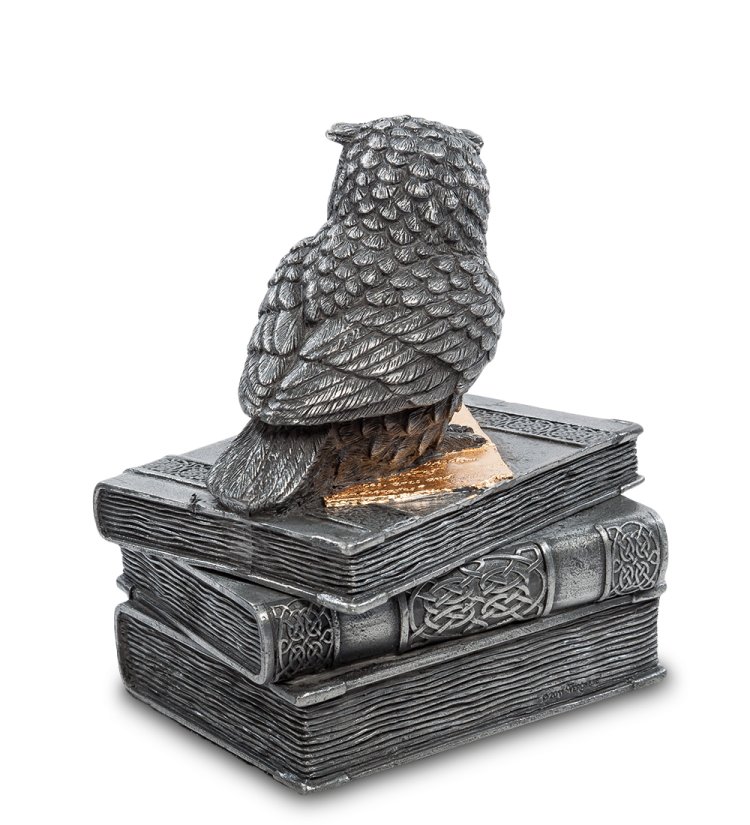 Шкатулка Сова - Символ Мудрости Veronese WS- 72, оборотная сторона