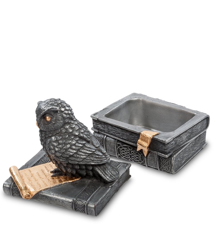 Шкатулка Сова - Символ Мудрости Veronese WS- 72, разборный вид