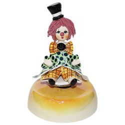 Статуэтка музыкальная Клоун в цилиндре