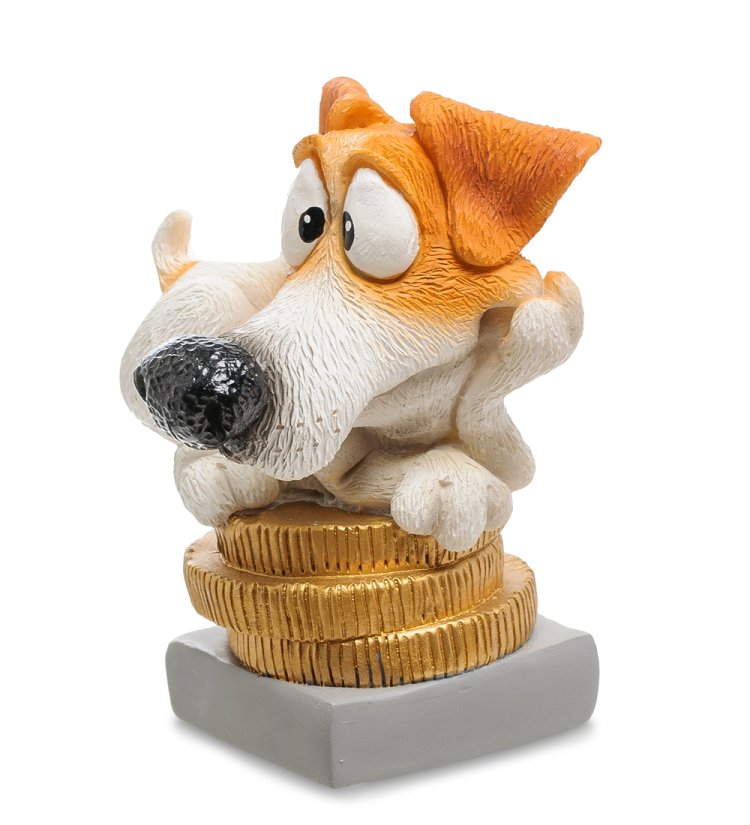 Статуэтка Собака Джек-Рассел Поймай удачу The Comical World of Stratford RV-911, портретный вид