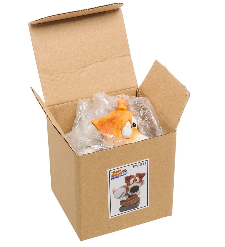 Статуэтка Собака Джек-Рассел Поймай удачу The Comical World of Stratford RV-911, упаковочный вид