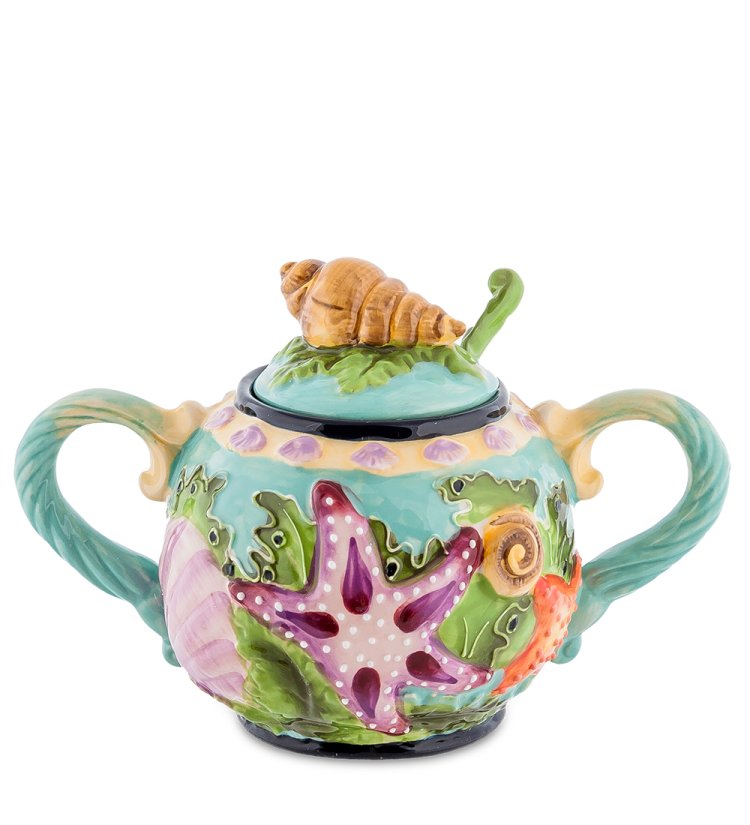 Сахарница из керамики Морская звезда Blue Sky BS-106 