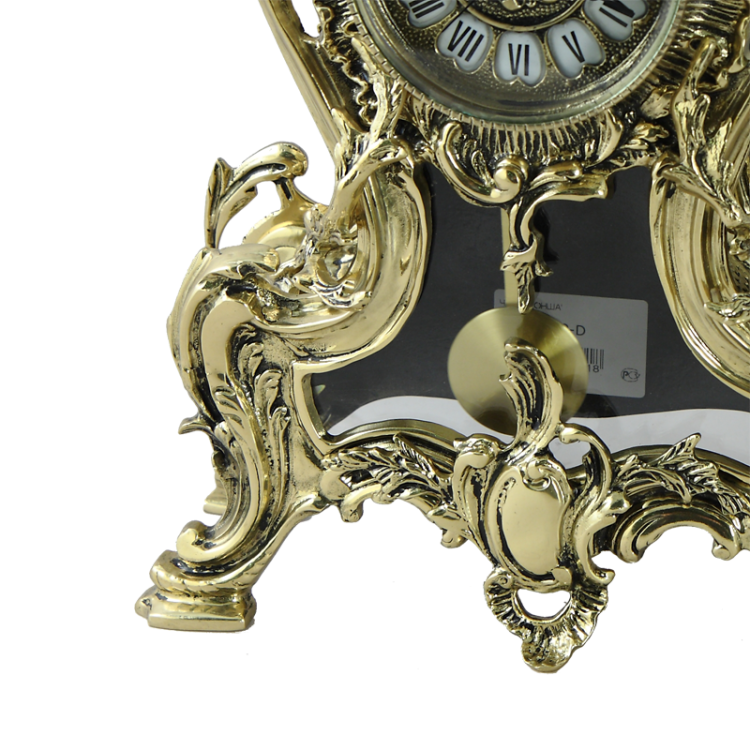 Бронзовые Каминные часы с маятником Золотая Грация Bello De Bronze BP-27022-D, вид ножки