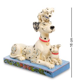 Статуэтка Понго, Пенни и Ролли - Щенячья любовь