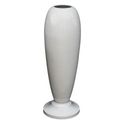 Напольная Ваза для цветов белая коллекция Bellavita