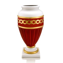 Красная ваза для цветов Арена