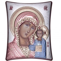 Цветная Икона Казанская, Размер 20x25 см