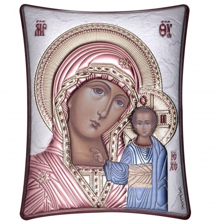 Цветная Икона Казанская, Размер 20x25 см Slevory 144TBR6FWE